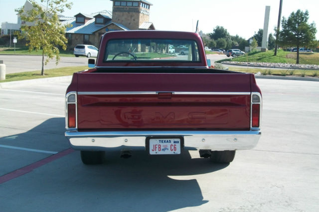 1969 Burgundy GMC Sierra 1500 Standard Cab Pickup