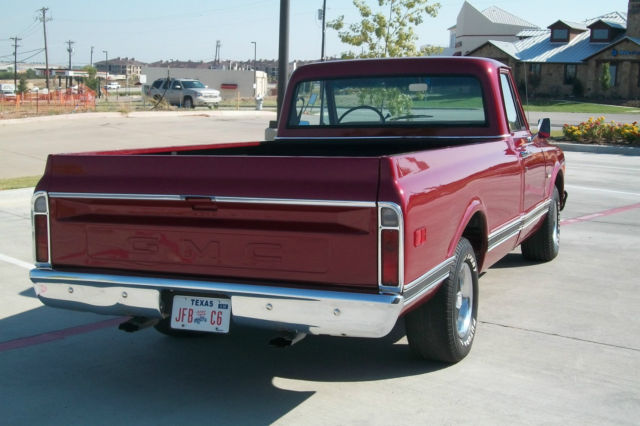 1969 Burgundy GMC Sierra 1500 Standard Cab Pickup