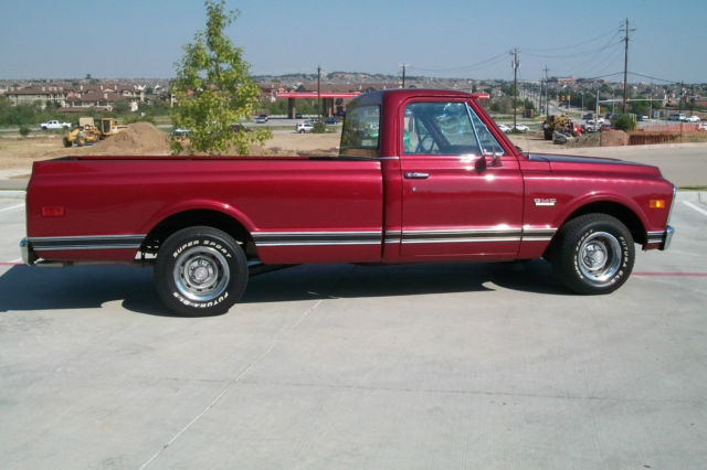 1969 Burgundy GMC Sierra 1500 Standard Cab Pickup