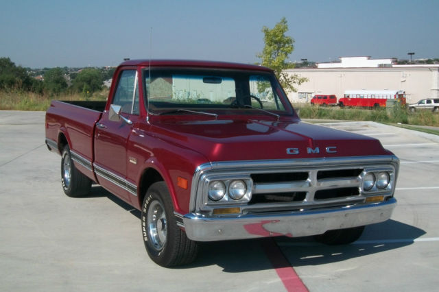 1969 Burgundy GMC Sierra 1500 Standard Cab Pickup