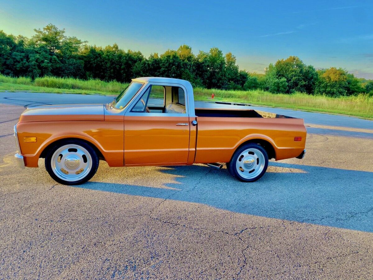 1969 Orange GMC c10 c15 Pickup