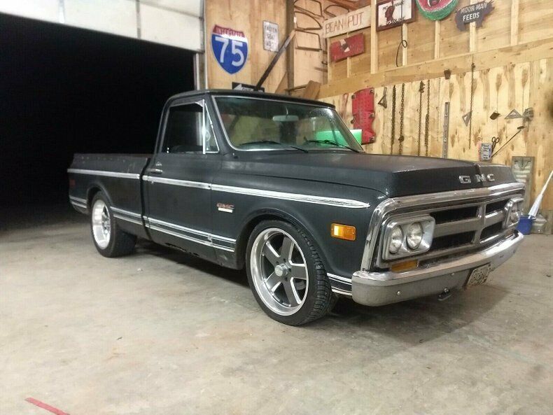 1969 Black GMC C15 Pickup (Truck)