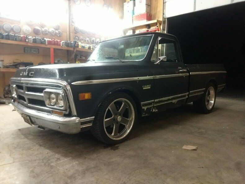 1969 Black GMC C15 Pickup (Truck)