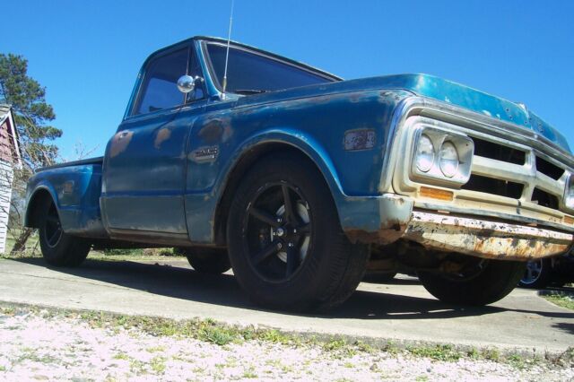 1969 Blue Chevrolet C-10