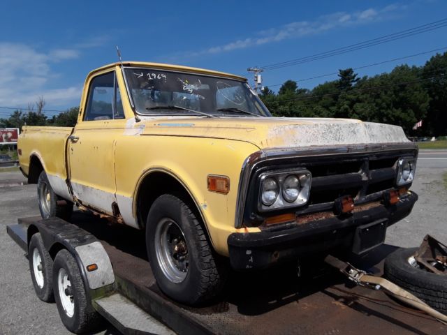 1969 Yellow GMC Sierra 1500 Standard Cab Pickup