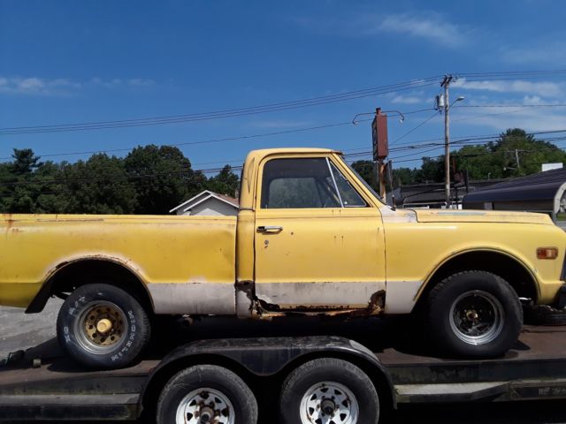 1969 Yellow GMC Sierra 1500 Standard Cab Pickup