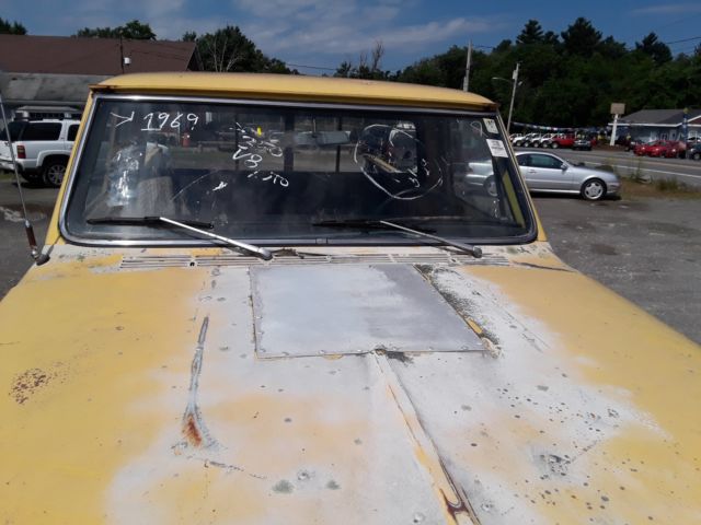 1969 Yellow GMC Sierra 1500 Standard Cab Pickup