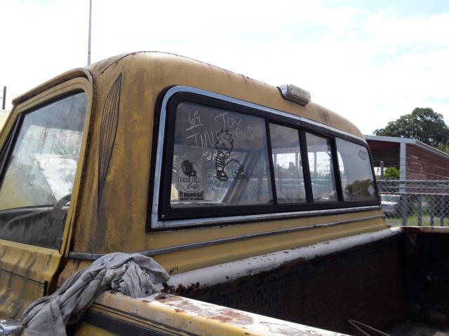 1969 Yellow GMC Sierra 1500 Standard Cab Pickup