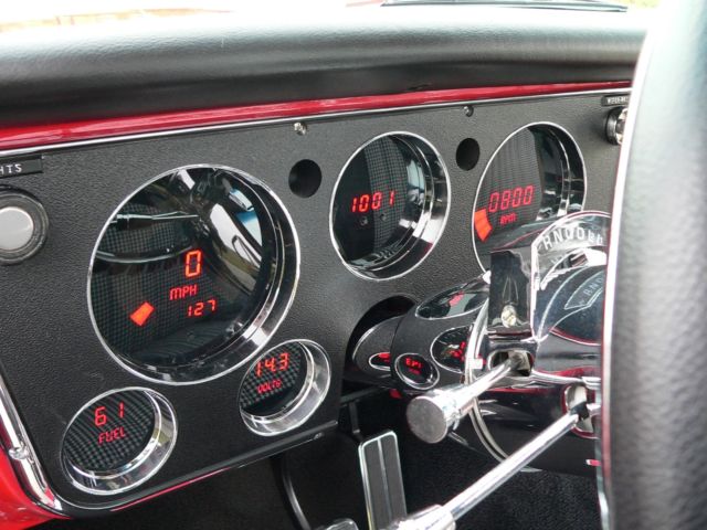1969 Red & White Chevrolet C-10 Standard Cab Pickup