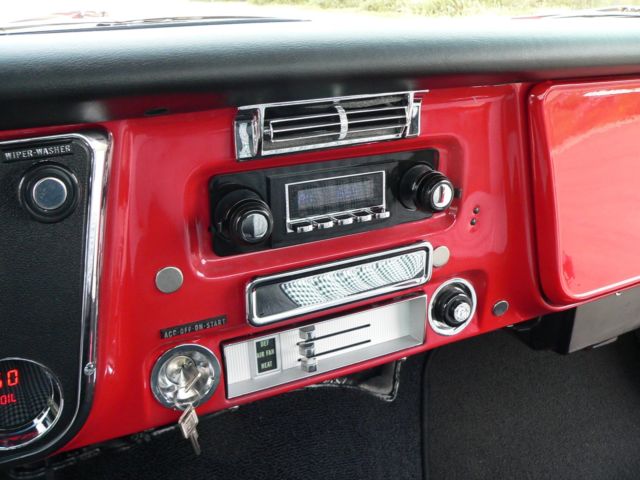 1969 Red & White Chevrolet C-10 Standard Cab Pickup