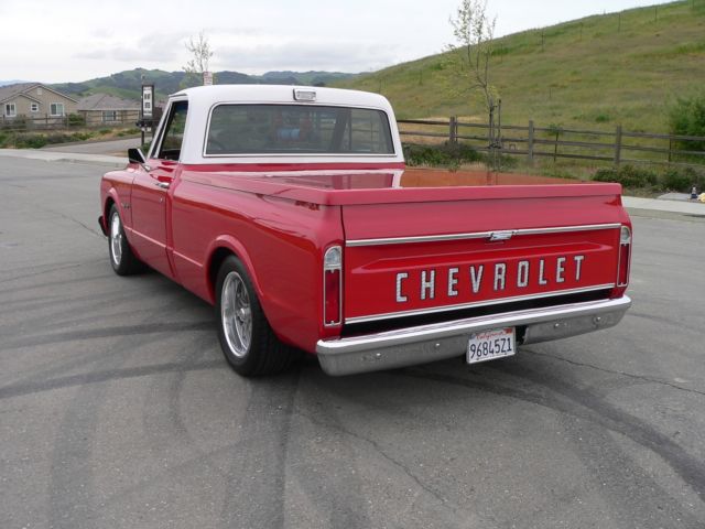 1969 Red & White Chevrolet C-10 Standard Cab Pickup