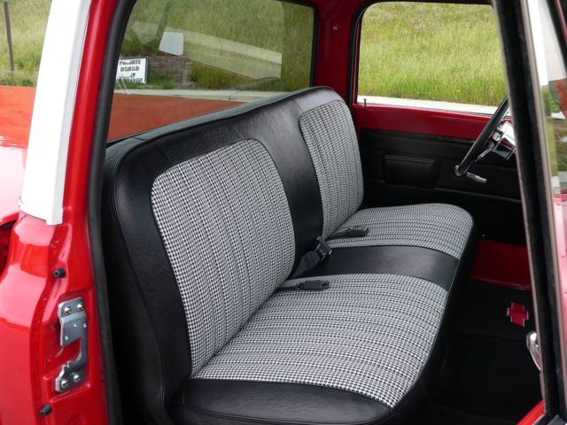 1969 Red & White Chevrolet C-10 Standard Cab Pickup