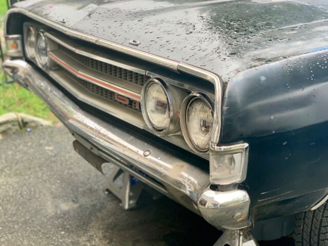 1969 Red Ford Torino Coupe