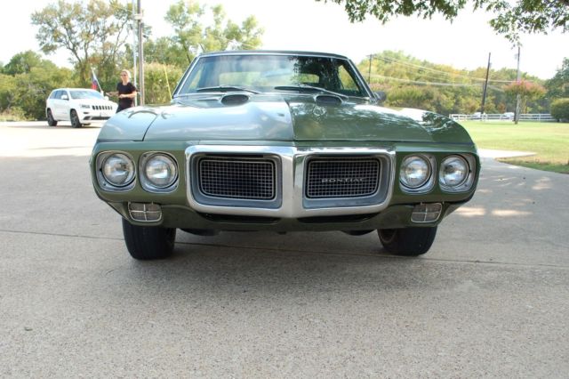 1969 Green Pontiac Firebird Coupe
