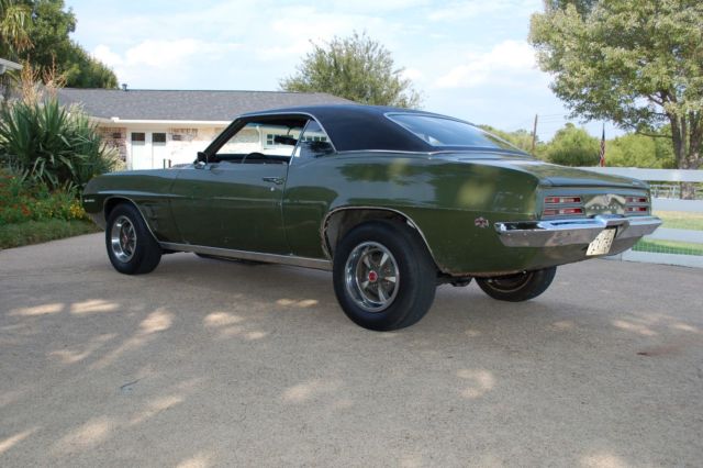 1969 Green Pontiac Firebird Coupe