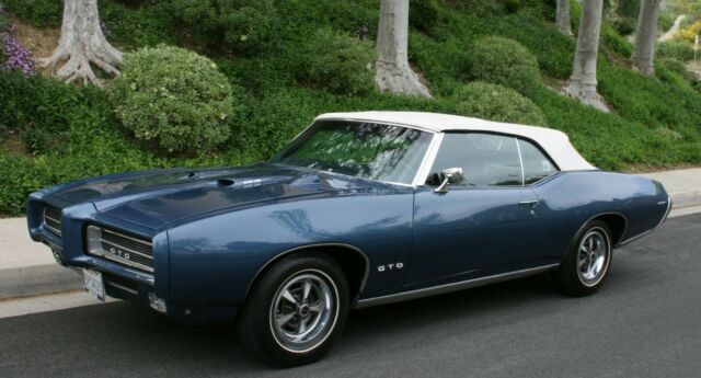 1969 BLUE Pontiac GTO Convertible