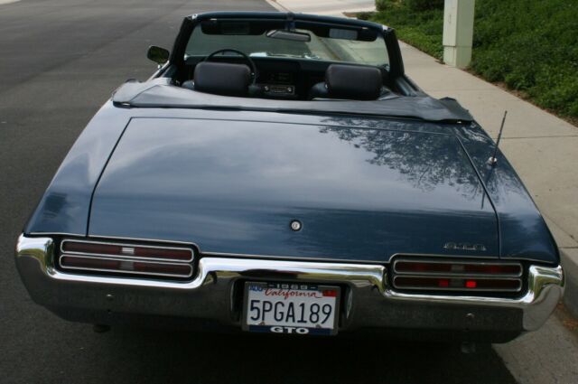 1969 BLUE Pontiac GTO Convertible