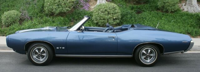 1969 BLUE Pontiac GTO Convertible