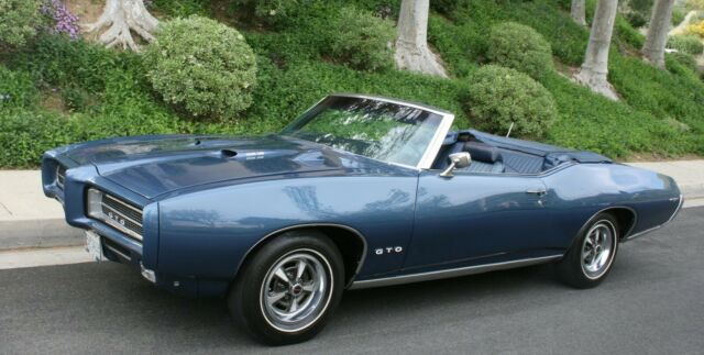 1969 BLUE Pontiac GTO Convertible