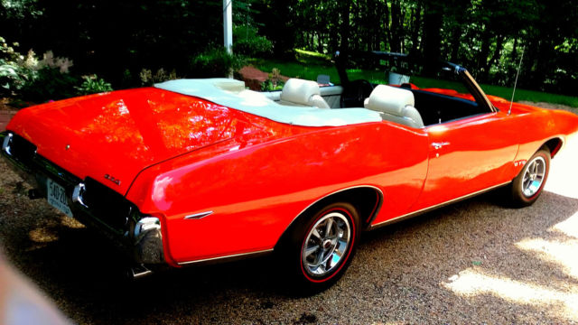 1969 Carousel Red Pontiac GTO Convertible