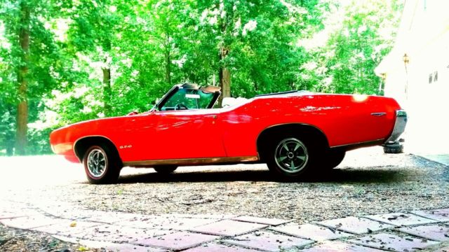 1969 Carousel Red Pontiac GTO Convertible