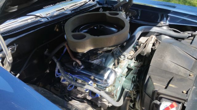 1969 Blue Pontiac GTO Convertible