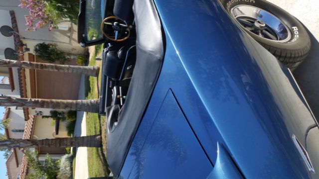 1969 Blue Pontiac GTO Convertible