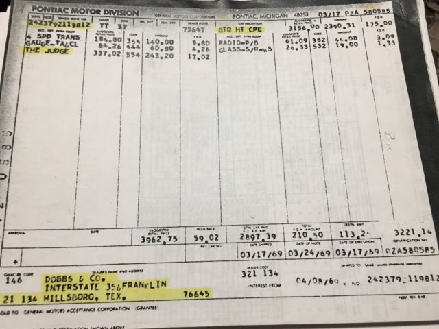 1969 Pontiac GTO