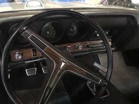 1969 Silver Pontiac GTO Coupe