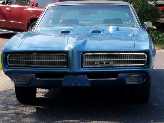 1969 Blue Pontiac GTO Coupe