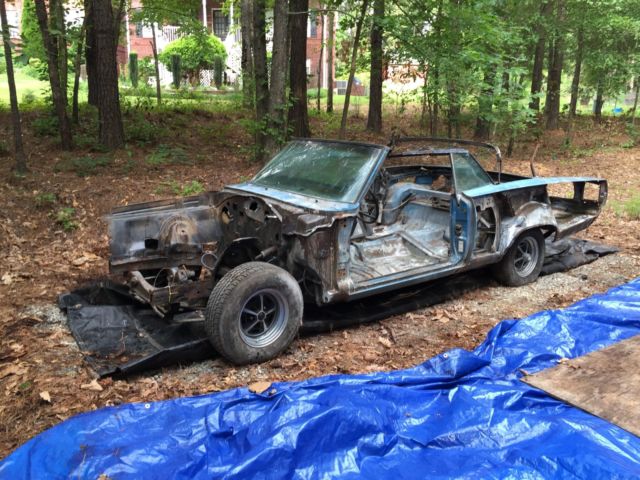 1969 Blue Plymouth GTX Convertible
