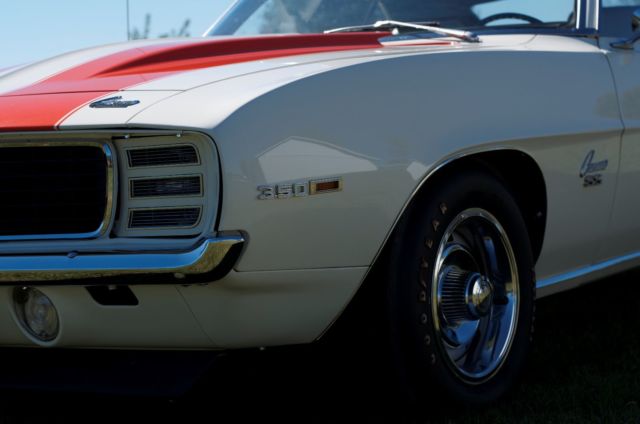 1969 White Chevrolet Camaro Coupe