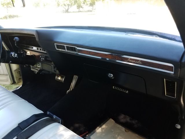 1969 Yellow Chevrolet Impala Convertible