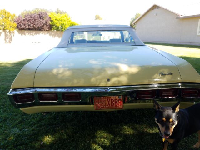 1969 Yellow Chevrolet Impala Convertible