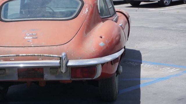 1969 Red Jaguar E-Type Coupe