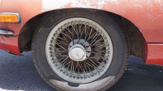 1969 Red Jaguar E-Type Coupe