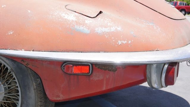 1969 Red Jaguar E-Type Coupe