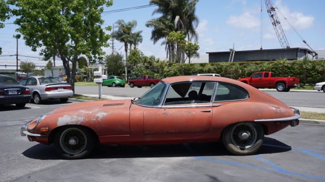 1969 Red Jaguar E-Type Coupe