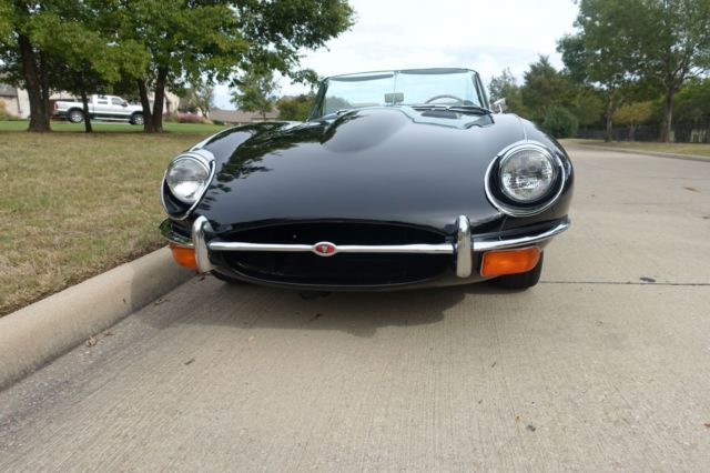 1969 Black Jaguar E-Type Convertible