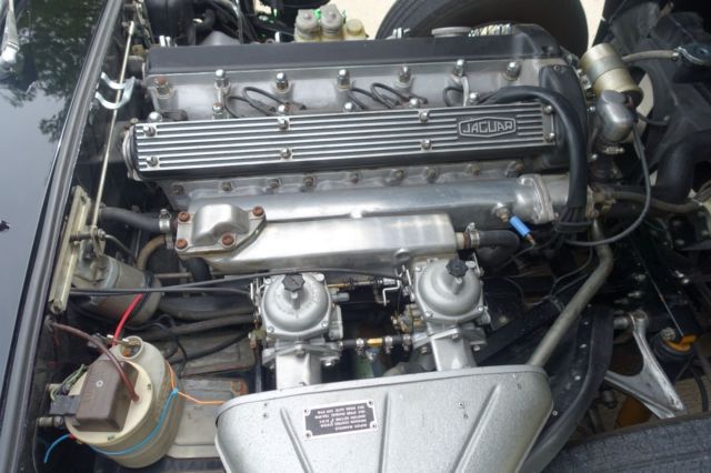 1969 Black Jaguar E-Type Convertible