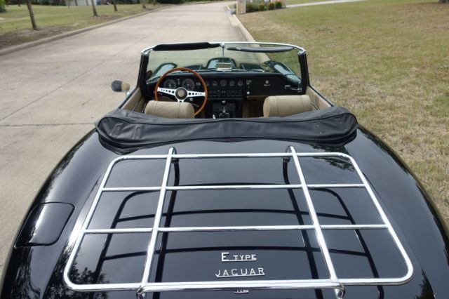 1969 Black Jaguar E-Type Convertible