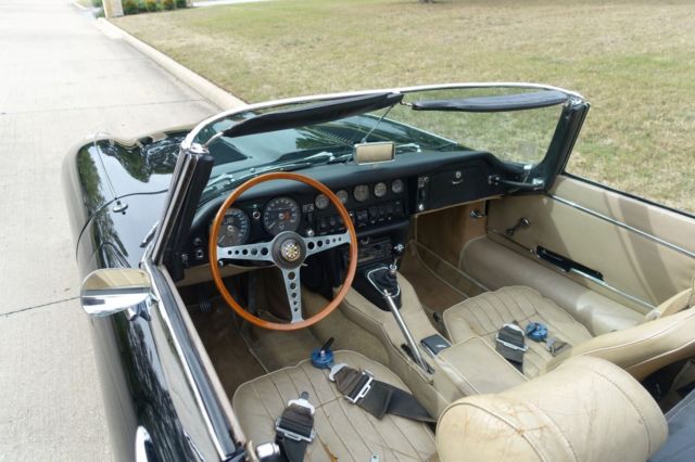 1969 Black Jaguar E-Type Convertible