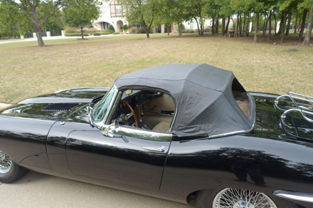 1969 Black Jaguar E-Type Convertible