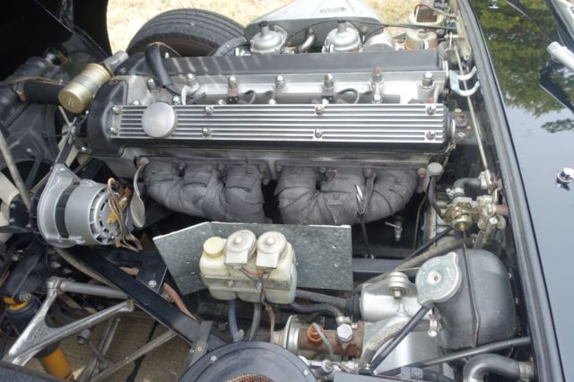 1969 Black Jaguar E-Type Convertible