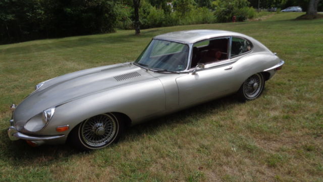1969 Red Jaguar E-Type Coupe