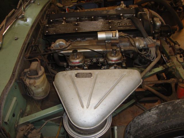 1969 Willow Green Jaguar E-Type Coupe