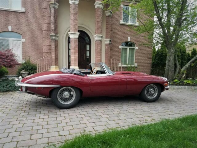 1969 Regency Red Jaguar E-Type Roadster
