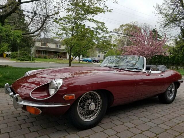 1969 Regency Red Jaguar E-Type Roadster