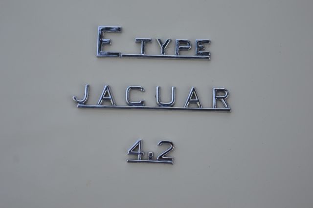 1969 White Jaguar E Type Roadster --