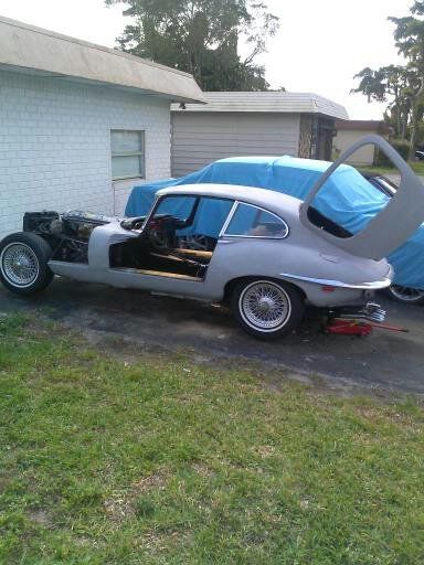 1969 Gray Jaguar E-Type Coupe